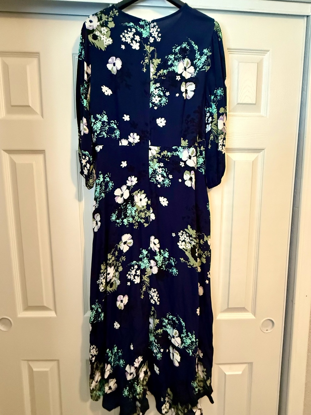 Marks & Spencer Navy Blue Floral Maxi Dress